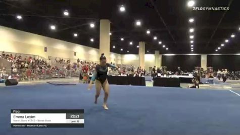 Emma Loyim - Floor, North Stars #1242 - Boise State - 2021 USA Gymnastics Development Program National Championships