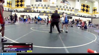 170 lbs Quarterfinal - Jaylen Hill, Indiana vs Griffan Larson, Avon Wrestling Club