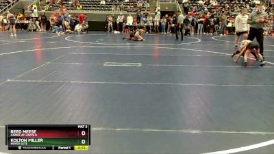 50 lbs Cons. Round 4 - Reed Meese, Hawks WC Lincoln vs Kolton Miller, Moyer Elite