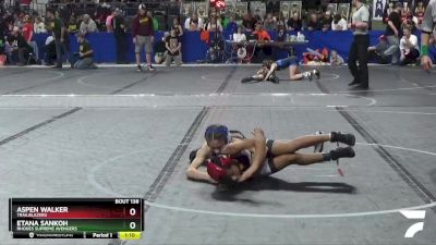 85 lbs Quarterfinal - Etana Sankoh, Rhodes Supreme Avengers vs Aspen Walker, Trailblazers