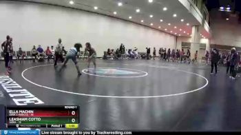 185 lbs Round 1 (10 Team) - Leashiam Cotto, SOWA vs Ella Machin, Iowa T-Wrecks