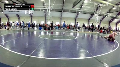 157 B Champ. Round 2 - Luke Ankney, Gannon University vs Caleb Butterfield, Gannon University