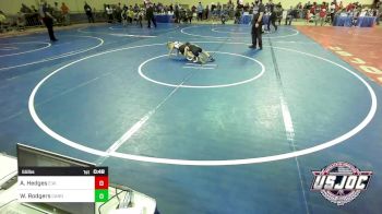 55 lbs Round Of 32 - Aubree Hedges, Elgin Wrestling vs Wyatt Rodgers, Cardinal Wrestling Club