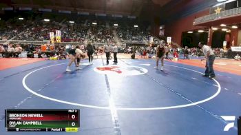 3A-170 lbs Quarterfinal - Bronson Newell, Worland vs Dylan Campbell, Cody