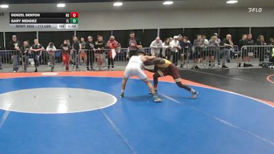 113 lbs Round Of 128 - Denzel Benton, NC vs Gary Mendez, FL