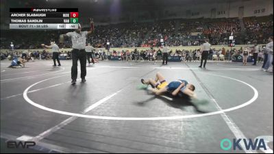 58 lbs Consi Of 8 #1 - Archer Slabaugh, Husky WC vs Thomas Sandlin, Vian Wrestling Club