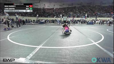 66 lbs Consi Of 8 #2 - Beau Barrett, Black Fox Wrestling Club vs Luke Griffin, Muskogee Rougher Youth Wrestling