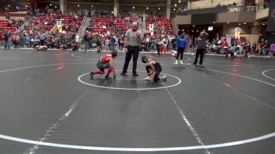 73 lbs Quarterfinal - Zayl Henderson, WR - Topeka Blue Thunder vs Barrett Coons, El Dorado Wrestling Club