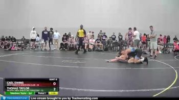 155 lbs Round 3 (4 Team) - Cael Ewing, West Forsyth Wrestling Club vs Thomas Taylor, Raleigh Area Wrestling Tenacious
