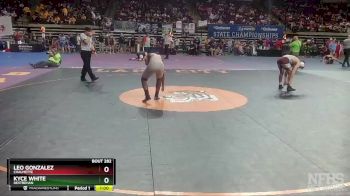 D 1 152 lbs Cons. Round 2 - Kyce White, Destrehan vs Leo Gonzalez, Chalmette