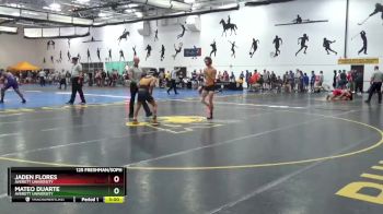 125 Freshman/Soph Semifinal - Mateo Duarte, Averett University vs Jaden Flores, Averett University