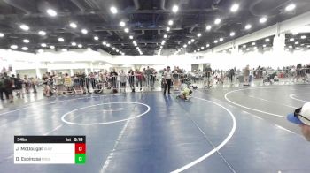 54 lbs Consi Of 16 #2 - Jackson McDougall, Gulf Coast WC vs Declan Espinosa, Rough House