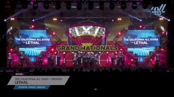 The California All Stars - Ontario - Lethal [2023 L1 Junior - Medium] 2023 Spirit Sports Palm Springs Grand Nationals