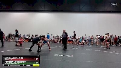 140 lbs Round 7 (10 Team) - Nicholas Kelleher, Gotcha vs Miranda Lencrecrot, Pedraza Wrestling