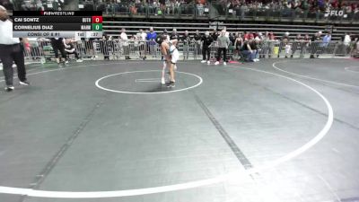 65 lbs Consi Of 8 #1 - Cai Sontz, Ruthless WC vs Cornelius Diaz, Mahwah
