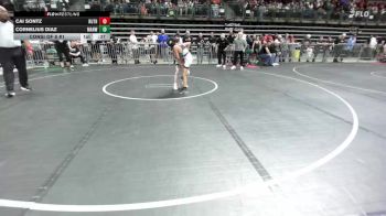 65 lbs Consi Of 8 #1 - Cai Sontz, Ruthless WC vs Cornelius Diaz, Mahwah