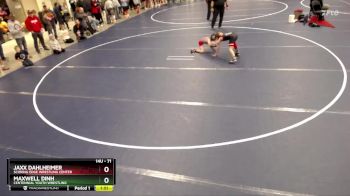 71 lbs Semifinal - Maxwell Dinh, Centennial Youth Wrestling vs Jaxx Dahlheimer, Scoring Edge Wrestling Center