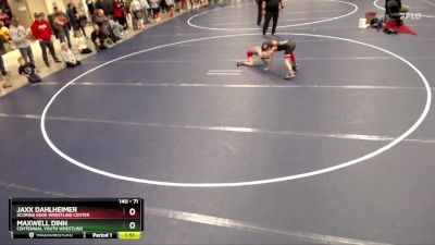 71 lbs Semifinal - Maxwell Dinh, Centennial Youth Wrestling vs Jaxx Dahlheimer, Scoring Edge Wrestling Center