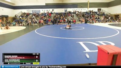 60 lbs Round 1 - Noe Rodriguez, Warden Elite Wrestling vs Raiden Bunn, Victory Wrestling-Central WA