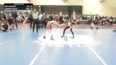 77 lbs Rr Rnd 2 - Eric McQueen, ICWL Bruisers Club - ESC vs Dominic Poulin, Maine Hammahs - ESC