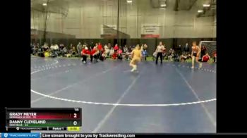 115 lbs Round 1 (6 Team) - Danny Cleveland, Iowa Blue vs Grady Meyer, Nebraska Silver