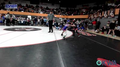 52 lbs Final - Nolan Elwell, Mustang Bronco Wrestling Club vs Bowen Brown, Shelton Wrestling Academy