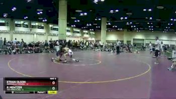 126 lbs Round 7 (10 Team) - Ethan Olson, Naperville Phoenix vs R Mentzer, Yeti Wrestling