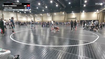 120 lbs 3rd Place - Isabela Barrera, SOWA vs Lesly Pena, Stings