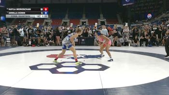130 lbs Cons. Quarters - Kayla Moroschan, Ohio vs Ariella Dobin, Illinois