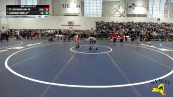 112 lbs Cons. Round 1 - Hunter Pittsley, Club Not Listed vs Tyler Degaugh Jr, Canandaigua Youth Wrestling Club