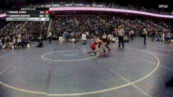 2A 126 lbs Cons. Round 1 - Cameron Benton, John M. Morehead High School vs Gabriel Jones, East Surry