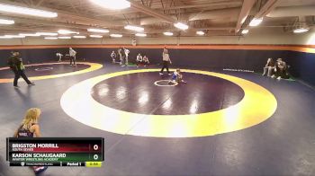 38-40 lbs Round 1 - Karson Schaugaard, Aviator Wrestling Academy vs Brigston Morrill, South Sevier