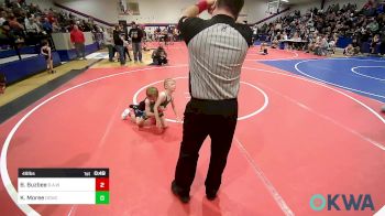 49 lbs Round Of 16 - Brady Buzbee, R.A.W. vs Kayson Moree, Dark Cloud Wrestling Club