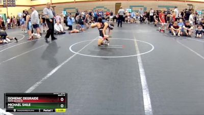 92 lbs Cons. Semi - Michael Saile, CRWA vs Domenic DeGraide, Mayo Quanchi