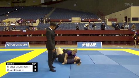 Courtney Servo Salvaxe Wall vs Michelle Joy Iniguez 2024 Pan IBJJF Jiu-Jitsu No-Gi Championship