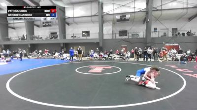 U12 FK - 92 lbs Champ. Round 5 - Patrick Gibbs, Mat Rats Rebooted Wrestling vs George Hastings, Steelclaw Wrestling Club