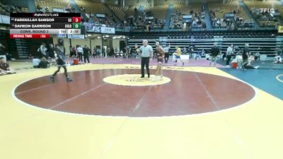 133 lbs Cons. Round 2 - Faridullah Samsor, Schreiner Univsrity vs Savieon Garrison, Colby CC