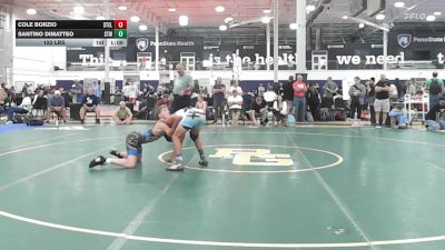 122 lbs Quarterfinal - Cole Borzio, Steller Trained Seripas - HSC vs Santino Dimatteo, Shore Thing - HSC