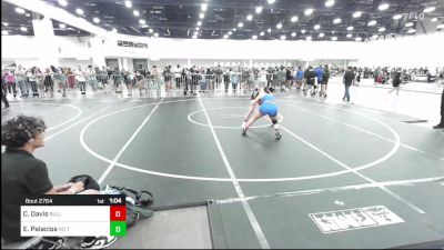 130 lbs Quarterfinal - Cara Davis, Bullard WC vs Evolet Palacios, No Team