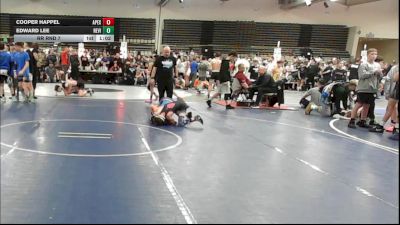 77 lbs Rr Rnd 7 - Cooper Happel, Apex - MSE vs Edward Lee, Revival X