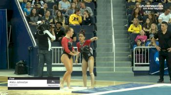 Abby Johnston - Floor, Nebraska - 2019 NCAA Gymnastics Ann Arbor Regional Championship