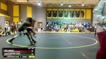 105 lbs Round 1 - Christopher Cook, Peach County vs Joel Brock, The Storm Wrestling Center