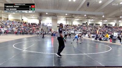 AA 132 lbs Champ. Round 1 - Zac Bosken, Cleveland High School vs Michael Posey, Summit High School