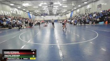 116 lbs Cons. Round 4 - Ryker Peterson, Northside Wrestling Club vs Tristan Zorzakis, Charger Wrestling Club