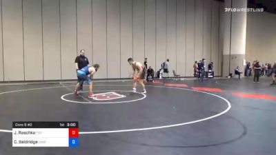 86 kg Consolation - Jacob Raschka, Tiger Style Wrestling Club vs Cody Baldridge, Cardinal Wrestling Club