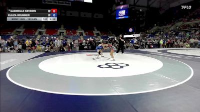 120 lbs Champ. Rd Of 64 - Gabrielle Severin, NY vs Elliza Brunner, UT