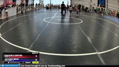 50 lbs Rd# 6- 3:15pm Friday - Makayela Sawyer, POWA vs Aryanna Bean, Iowa Ladies