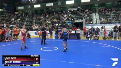 102 lbs Champ. Round 1 - Lewis Davis, AR vs Rooney Olmedo, MI