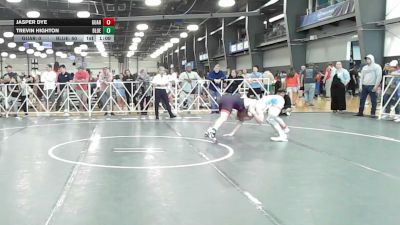 170 lbs Rr Rnd 3 - Jasper Dye, Guardians Of The Great Lakes - HSB vs Trevin Highton, Blue And White Wrestling Club - HSB