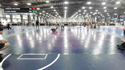 60 lbs Round Of 32 - Landon Childers, Indiana Outlaws Red - EL vs Alana Rohel, Iron Horse - EL